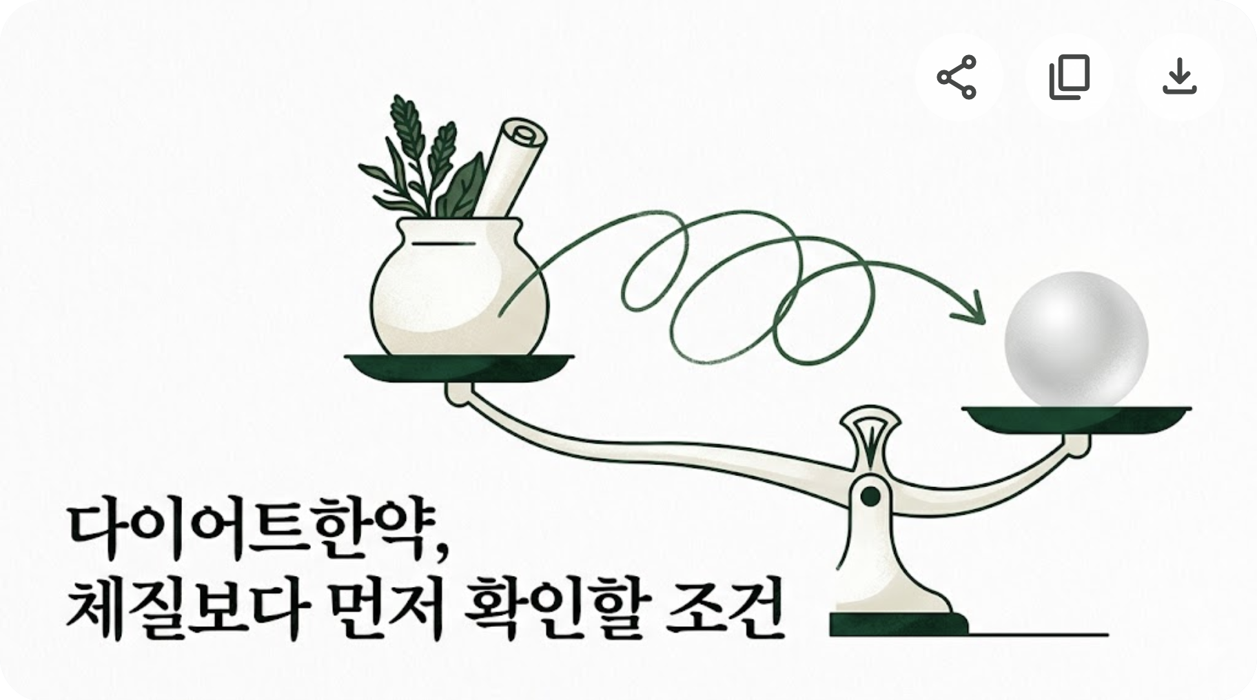 다이어트한약, 체질보다 먼저 확인해야 할 것